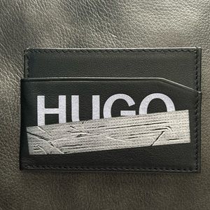 Hugo Boss leather card holder
